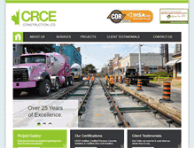 Tablet Screenshot of crceconstruction.com